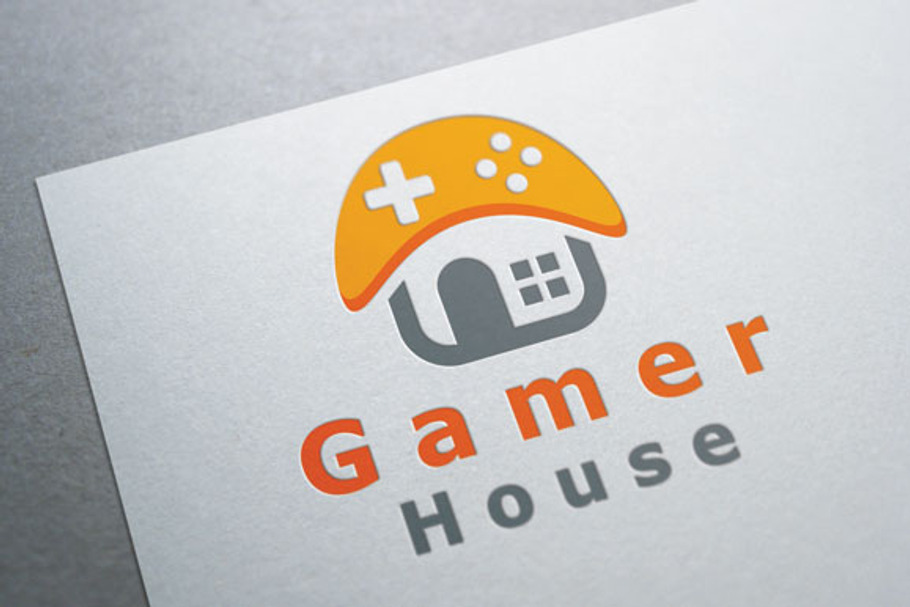 Gamer House Logo in Logo Templates - product preview 8