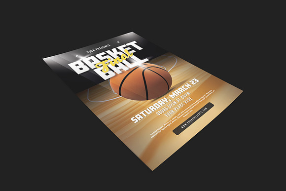 Basketball Flyer in Flyer Templates - product preview 1
