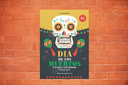 Dia De Los Muertos Flyer