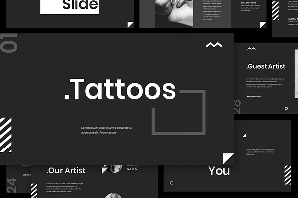 Tattoo Google Slides Presentation