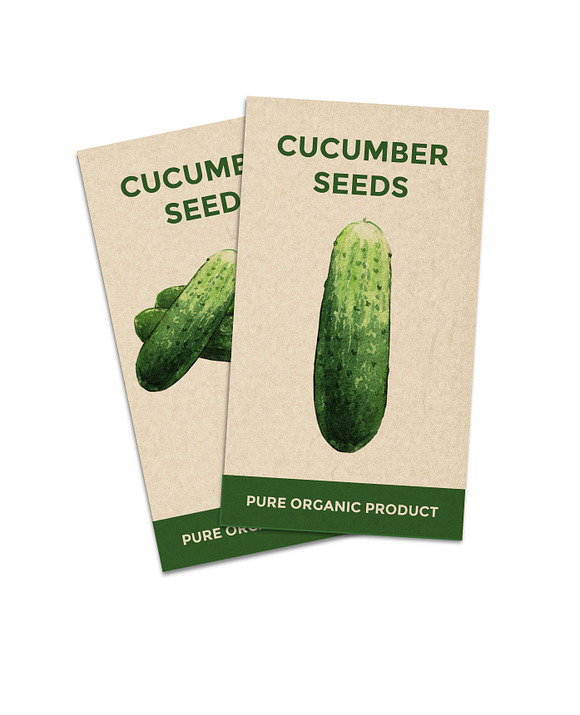 Cucumber watercolor illustrations in Illustrations - product preview 3