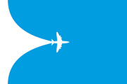 White plane symbol