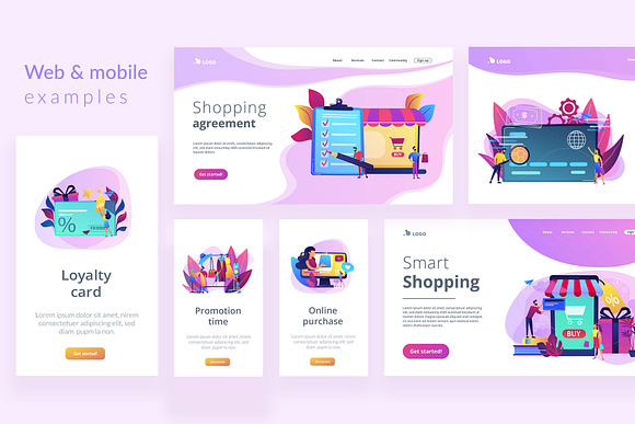 Shopping and sales vector pack in Web Elements - product preview 2
