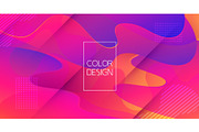 Moving colorful abstract background