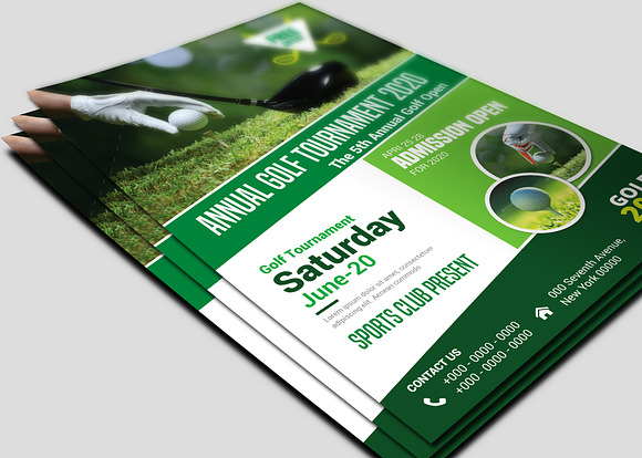 Golf Flyer in Flyer Templates - product preview 3