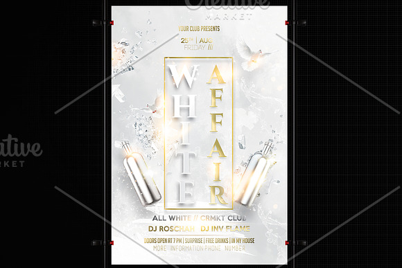 White Affair in Flyer Templates - product preview 2