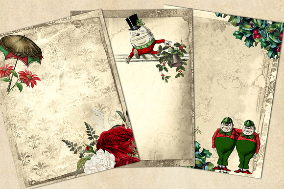 Christmas Alice Journal Paper in Textures - product preview 1