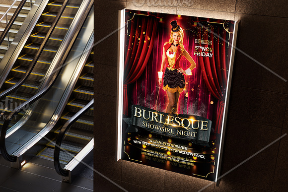 Burlesque Flyer in Flyer Templates - product preview 1