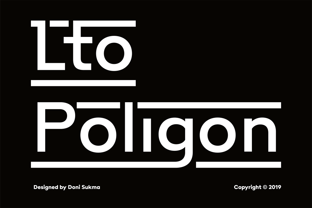 Poligon a Quirky Typeface 70% OFF in Sans-Serif Fonts - product preview 8