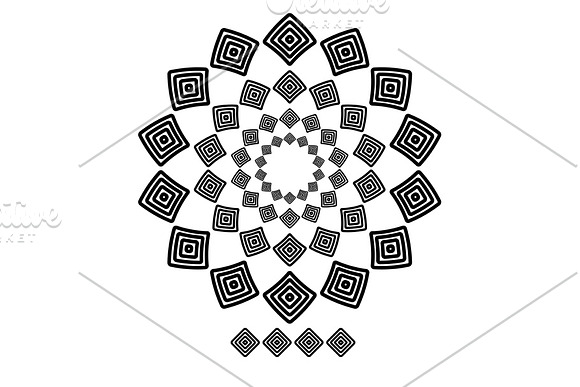 Set of 15 brushs patterns circle in Textures - product preview 6