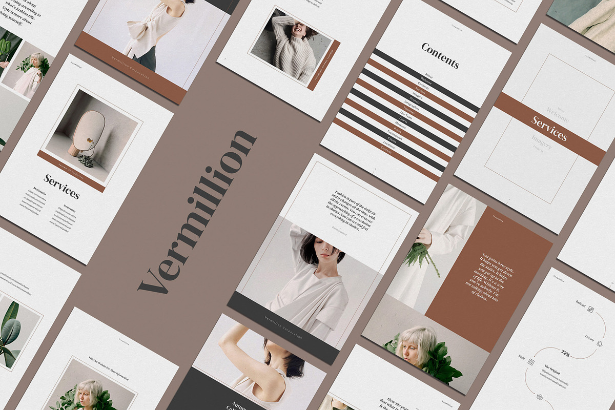 Vermillion Vertical Keynote in Keynote Templates - product preview 8