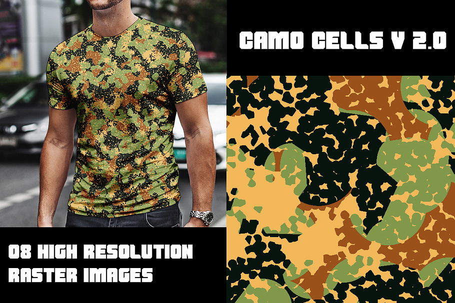 Camo Cells V2.0 in Textures - product preview 8