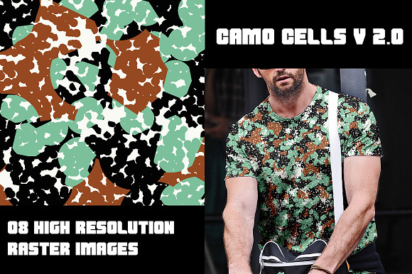 Camo Cells V2.0 in Textures - product preview 1