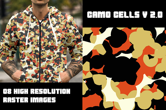 Camo Cells V2.0 in Textures - product preview 2