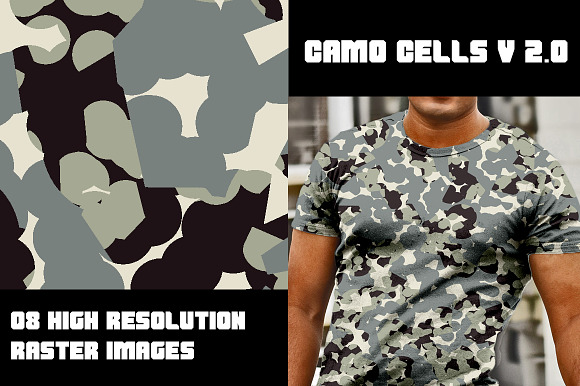Camo Cells V2.0 in Textures - product preview 5