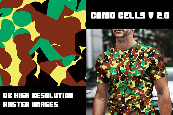 Camo Cells V2.0 in Textures - product preview 7