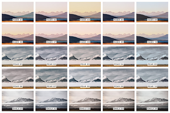 50 Bleak Lightroom Presets + LUTs in Add-Ons - product preview 1