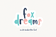Fox Dreams | Cute Handwritten Font