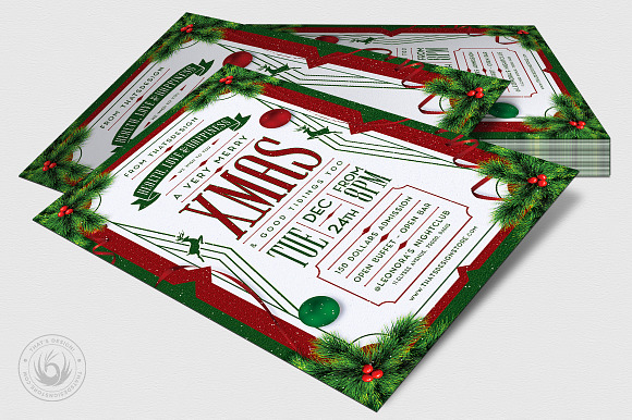 Christmas Eve Flyer Template V8 in Flyer Templates - product preview 3