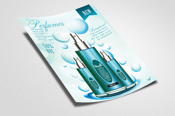 Perfumes Product Promotion Flyer in Flyer Templates - product preview 1