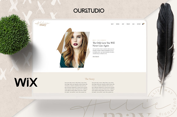 Allie May Website Wix Corvid Powered in Website Templates - product preview 3