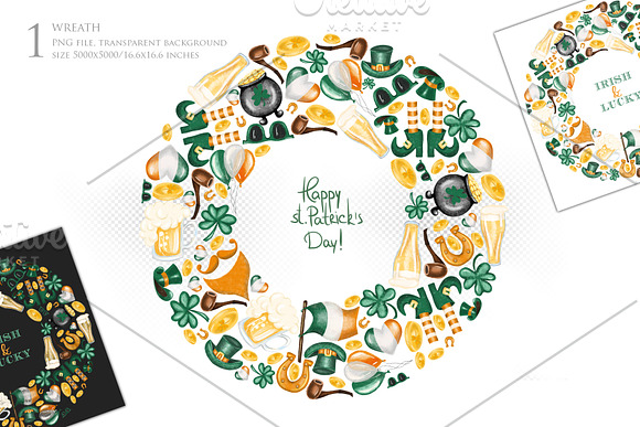 St. Patrick's Day clipart in Illustrations - product preview 2