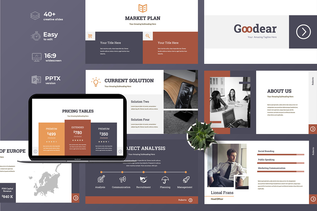Goodear - Business Powerpoint in PowerPoint Templates - product preview 8