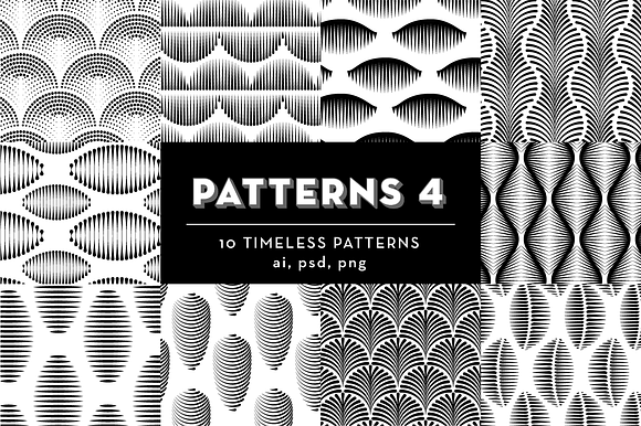PATTERNS 4: 10 Geometric Patterns in Patterns - product preview 3