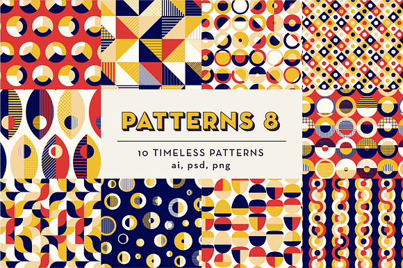 PATTERNS 8: 10 Geometric Patterns in Patterns - product preview 2