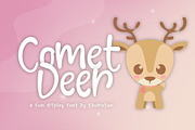 Comet Deer Font + Vector