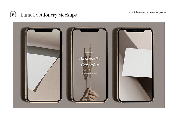 Lumea Stationery Mockups in Mockup Templates - product preview 3