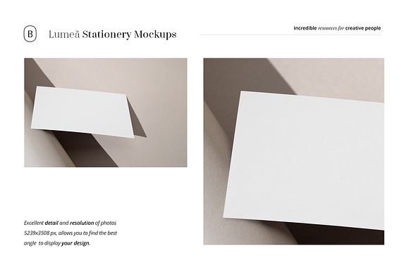 Lumea Stationery Mockups in Mockup Templates - product preview 4
