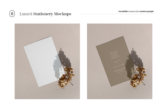 Lumea Stationery Mockups in Mockup Templates - product preview 5