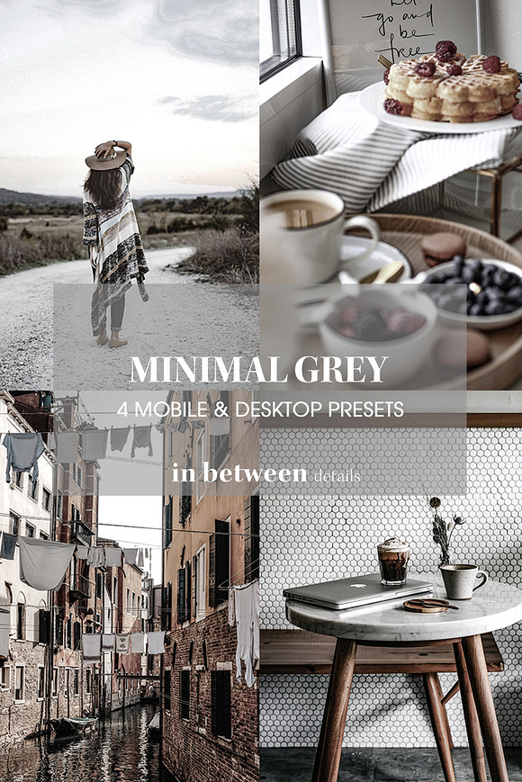 Minimal Grey Lightroom Mobile Preset in Add-Ons - product preview 15