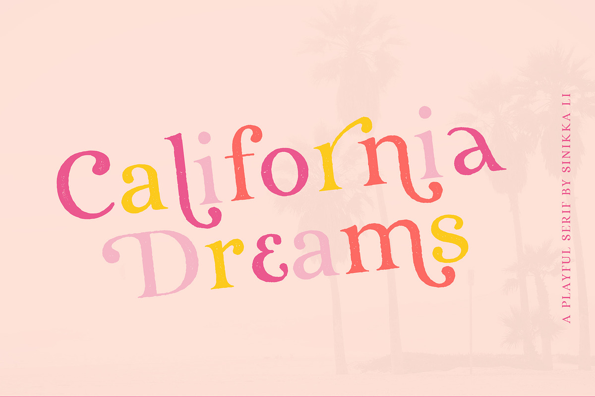 California Dreams | A Playful Serif in Display Fonts - product preview 8