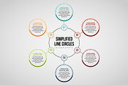 Line Circles Infographic 6