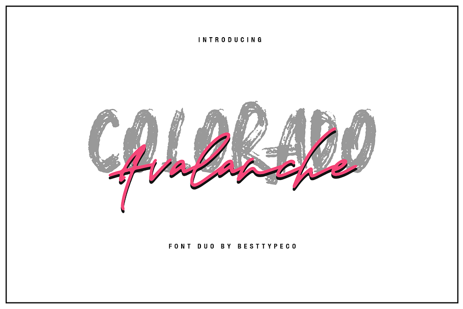 CA font Duo in Script Fonts - product preview 8