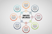Line Circles Infographic 8