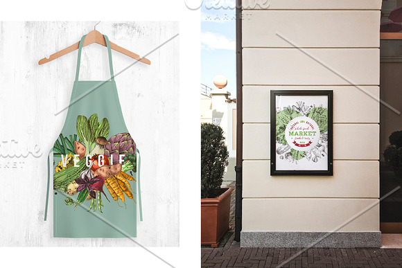 Vegetables super set in Illustrations - product preview 6