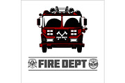 Fire Truck - Fire departament emblem