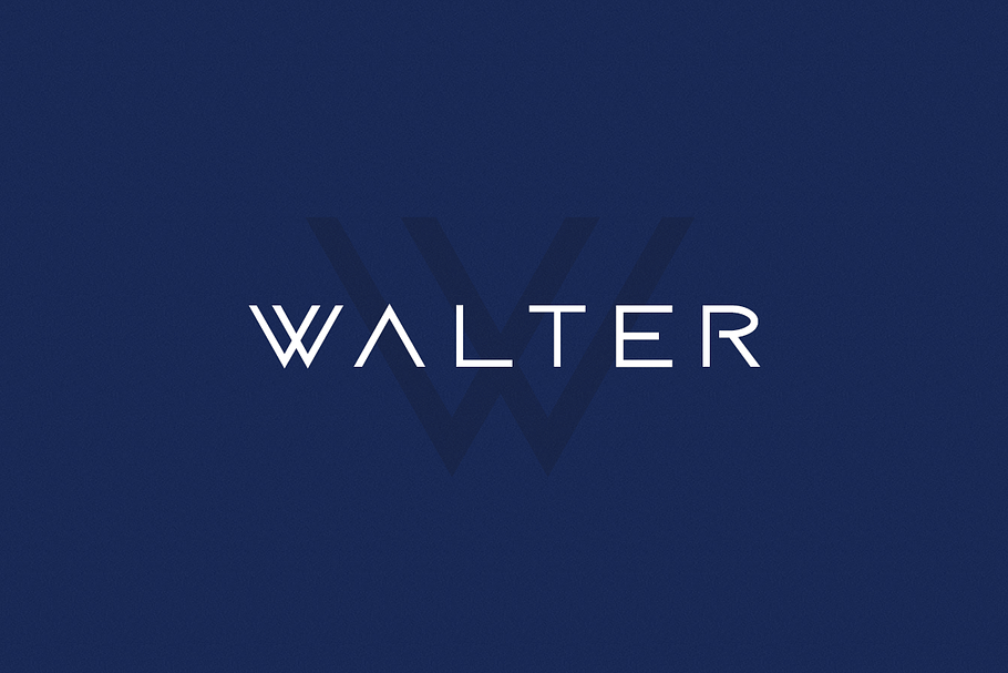WALTER - Modern / Sci-Fi Typeface in Display Fonts - product preview 8