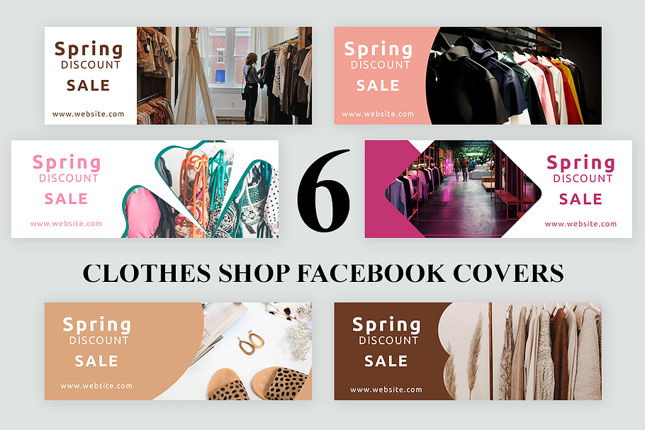 Clothes Shop - Facebook Covers in Facebook Templates - product preview 8