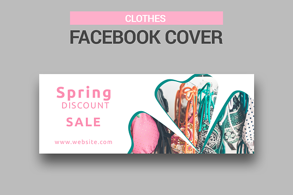 Clothes Shop - Facebook Covers in Facebook Templates - product preview 6