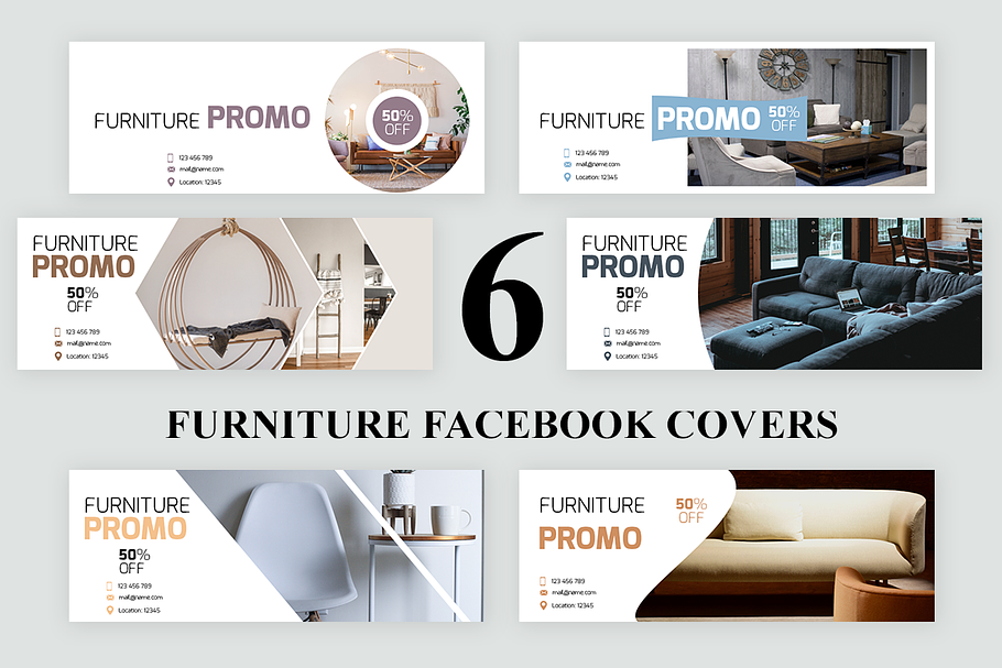 Furniture - Facebook Covers in Facebook Templates - product preview 8