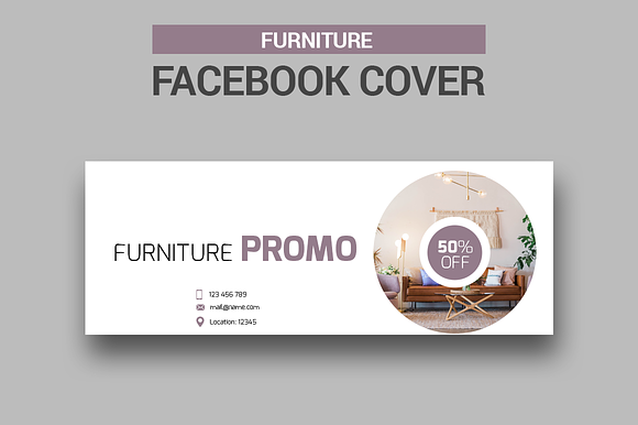 Furniture - Facebook Covers in Facebook Templates - product preview 1