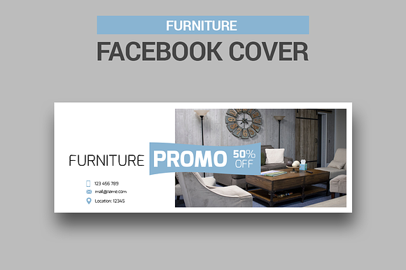 Furniture - Facebook Covers in Facebook Templates - product preview 2