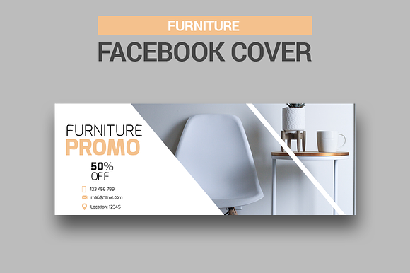 Furniture - Facebook Covers in Facebook Templates - product preview 4