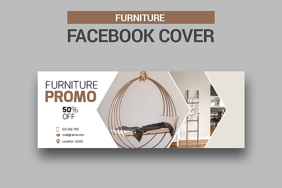 Furniture - Facebook Covers in Facebook Templates - product preview 6