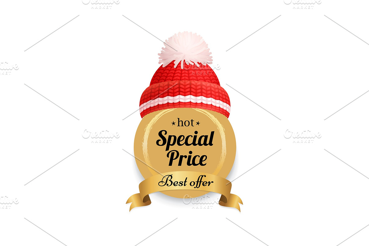 Hot Special Offer Lettering Label in Illustrations - product preview 8