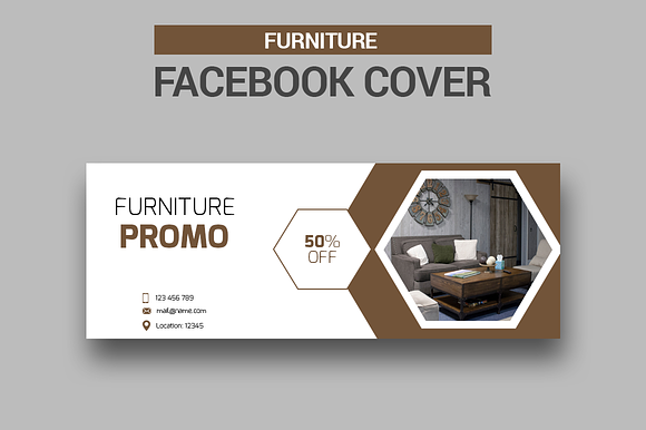 Furniture - Facebook Covers in Facebook Templates - product preview 1